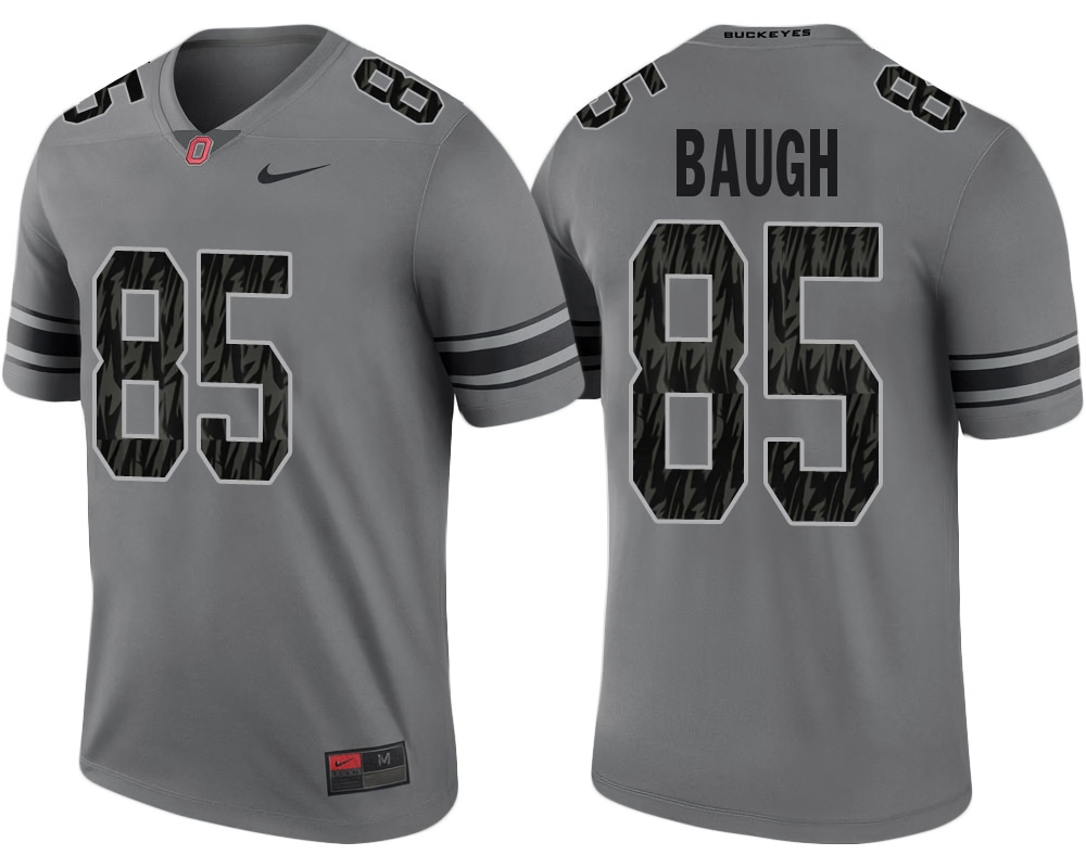 Ohio State Buckeyes Men's NCAA Marcus Baugh #85 Gray Alternate Legend College Football Jersey RFC7749PQ